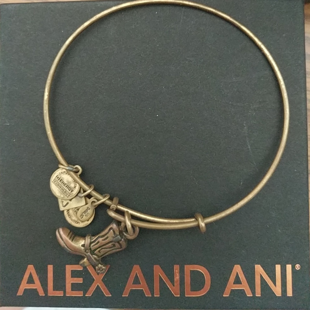 Alex & Ani Cowboy Boot Bracelet